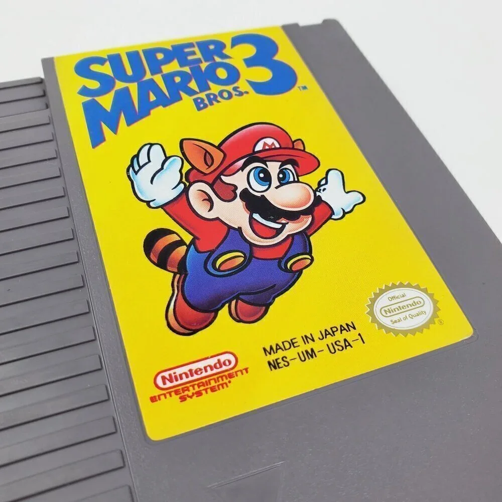 Super Mario Bros. 3 NES Nintendo Video Game Manual Sleeve Authentic Tested